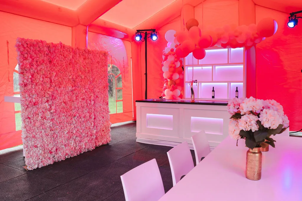 Partytent Fuchsia Fantasie 4