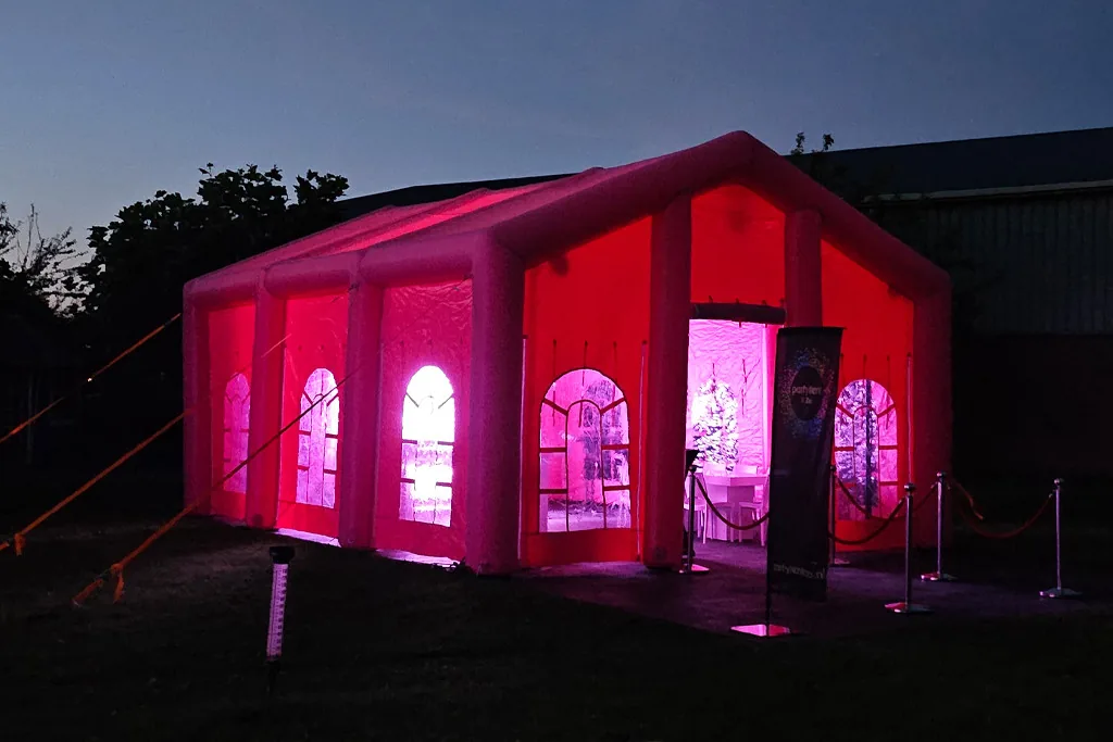 Partytent Fuchsia Fantasie 5